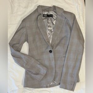 ZARA grey blazer. Size 2.
